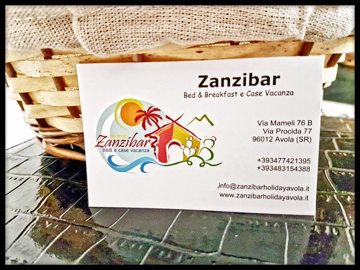 B&B Zanzibar - Ospitalità Siciliana Avola Exterior foto